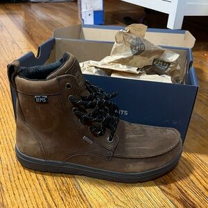 Lems weatherproof Boulder Boots in weathered umber men’s 9.5/ women’s 11